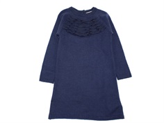 En Fant dress navy wool/acrylic